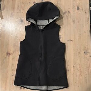 Lululemon Black Hooded Reversible Vest